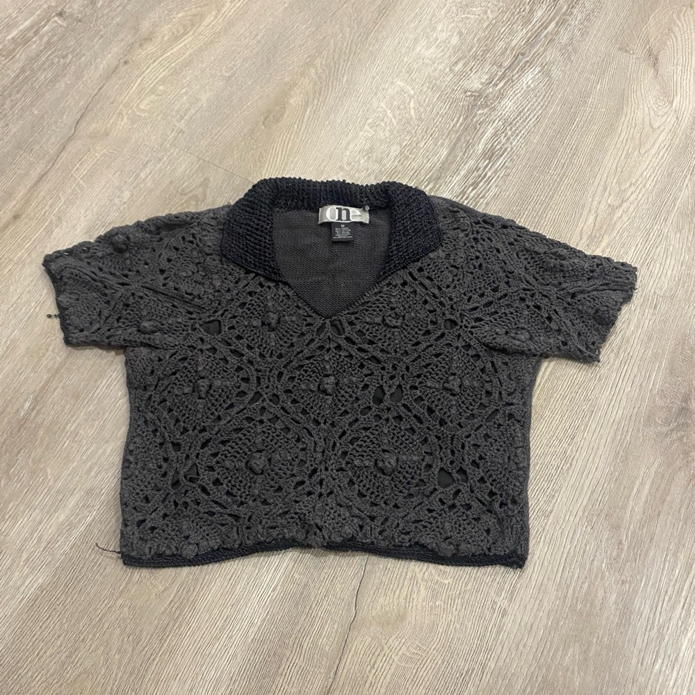 One Step Ahead Black Knit Sweater